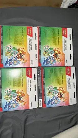🔥Pokemon First Partner Pack Lot of 4 – Sealed Illustration Collection Series 1 - Image 2
