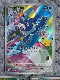 Pokemon First Partner Alolan Illustration Rowlet Litten Popplio 043 044 045 NM - Image 5