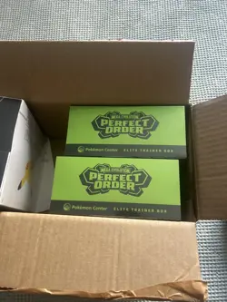 Pokemon Perfect Order Pokemon Center ETB Elite Trainer Box X2 Brand New Sealed - Image 2