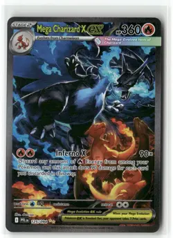 Pokemon TCG Phantasmal Flames #125/094 Mega Charizard X EX - Image 1