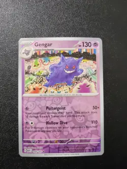 Gengar 94/165 Reverse Holo Rare VLP| Pokemon Scarlet & Violet 151 *Description - Image 1