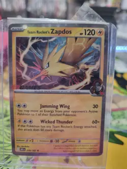 Pokemon TCG Team Rocket's Zapdos 70/182 EB Games Exclusive Promo SEALED - Image 1