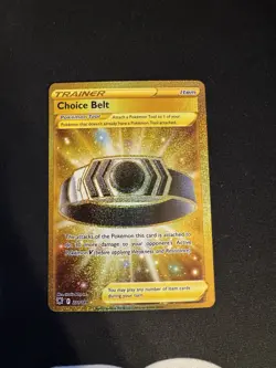 Choice Belt 211/189 - Pokemon 2022 Astral Radiance Sword & Shield SECRET RARE - Image 1