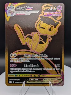 Pokemon TCG: Lost Origin Trainer Gallery Holo: Mew VMAX (Secret) TG30/TG30 (NM) - Image 1
