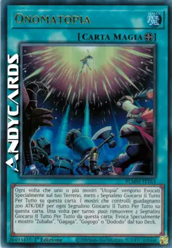 Prevendita ONOMATOPIA • Ultra R • BLMM IT163 • 1Ed • Yugioh! • ANDYCARDS - Image 1