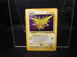Zapdos Unlimited Fossil 15/62 Pokemon Holo - Image 1