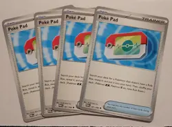 4X Poke Pad 081/088 Playset Pokemon Perfect Order Regular - Image 1