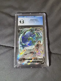 Pokemon Rayquaza V 2021 Evolving Skies 194/203 Ultra Rare Full Art Holo CGC 9.5 - Image 3