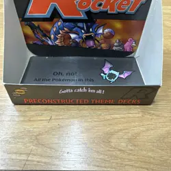 Vintage Pokemon WOTC Team Rocket Theme Deck Display Box - Image 3