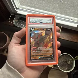 2022 Pokemon Swsh Hisuian Arcanine V Silver Tempest Gem Mt PSA 10 - Image 1