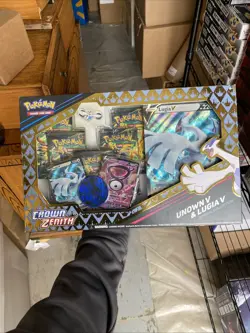 Pokemon TCG Crown Zenith Unown V Lugia V Special Collection Factory Sealed New - Image 1