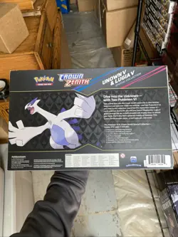 Pokemon TCG Crown Zenith Unown V Lugia V Special Collection Factory Sealed New - Image 2