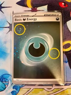 COSMOS HOLO 🌀 SWIRL - Basic Dark Energy - SV 007 - Pokemon 151 - Image 1