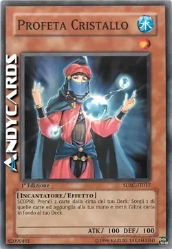 PROFETA CRISTALLO (Crystal Seer) • Comune • SDSC IT017 • 1Ed • Yugioh ANDYCARDS - Image 1