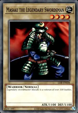Masaki The Legendary Swordsman - LOB-EN038 - NM - YuGiOh - Image 1