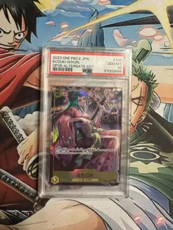 PSA 10 - 2023 One Piece OP06-106 SR - Kozuki Hiyori - ALT ART - Japanese - Image 1