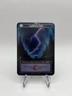 Sorcery Contested Realm Lightning Bolt Foil Promo Card Team Covenant 🌟 NM RF - Image 1
