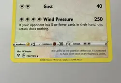 Lugia 132/185 (NM) Holo Rare Sword & Shield: Vivid Voltage 2020 Pokemon Card - Image 4