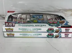 Pokemon Trading Card Game Blooming Waters Premium Collection BRAND NEW PACK OF 2 - Image 1