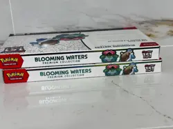 Pokemon Trading Card Game Blooming Waters Premium Collection BRAND NEW PACK OF 2 - Image 2
