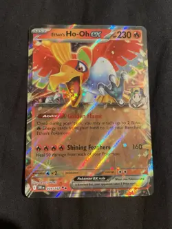 Pokemon TCG Ho-Oh EX Destined Rivals Holographic Card 039/182 - Image 1