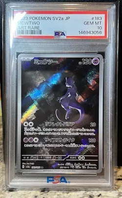 PSA 10 Mewtwo AR 183/165 SV2a Pokemon 151 Japanese - Image 3