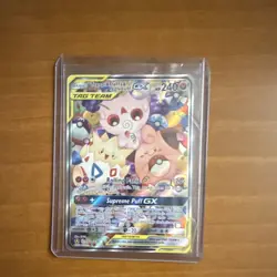 Pokemon Togepi & Cleffa & Igglybuff GX 143A/236 Alternate Art TAG TEAM Holo - Image 1