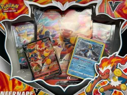 Pokemon Infernape V Collection Box **packs have fallen within the box** - Image 3