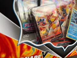 Pokemon Infernape V Collection Box **packs have fallen within the box** - Image 4