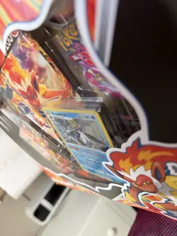 Pokemon Infernape V Collection Box **packs have fallen within the box** - Image 5