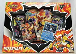 INFERNAPE VBox Fusion Strike Lost Origin Pokemon TCG Factory Sealed 2022 - Image 1