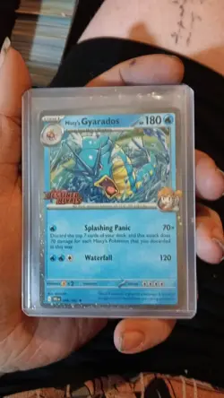Pokemon Misty's Gyarados Prerelease 049/182 Sv10 Destined Rivals Holo Rare - Image 1