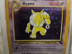 Pokemon Hypno 8/62 Fossil Holo Rare WOTC Edition 1999 - Image 4