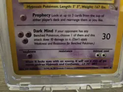 Pokemon Hypno 8/62 Fossil Holo Rare WOTC Edition 1999 - Image 5