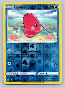 Pokemon Luvdisc SWSH07: Evolving Skies 039/203 Near Mint NM Reverse Holo - Image 1