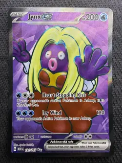 Pokemon Jynx EX 191/165 Sv: Scarlet & Violet 151 Ultra Rare Full Art - Image 1