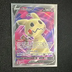 Pokemon Mimikyu V Ultra Rare Full Art Holo 148/163 Swsh05 Battle Styles 160 HP - Image 1