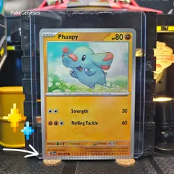 Phanpy Crimp Error Paldean Fates Pokemon TCG 048/091 Scarlet & Violet Common - Image 1
