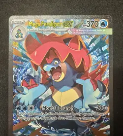 Pokemon TCG Mega Feraligatr EX SIR 274/217 Ascended Heroes NM🔥 - Image 2