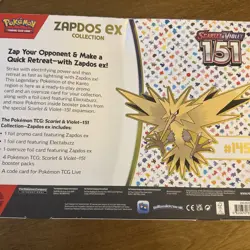 Pokemon TCG Scarlet & Violet 151 Zappos EX Box New Factory Sealed - Image 2