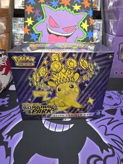 Pokemon TCG Surging Sparks ETB Elite Trainer Box Factory Sealed - Image 1