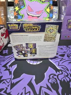 Pokemon TCG Surging Sparks ETB Elite Trainer Box Factory Sealed - Image 2