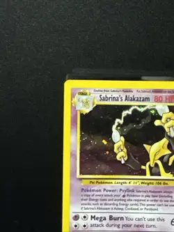 Pokemon TCG Alakazam Holo Rare Sabrina's Gym Challenge 16/132 - Image 2