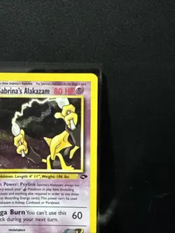 Pokemon TCG Alakazam Holo Rare Sabrina's Gym Challenge 16/132 - Image 3