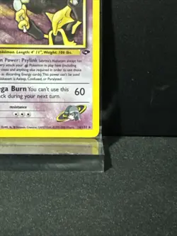 Pokemon TCG Alakazam Holo Rare Sabrina's Gym Challenge 16/132 - Image 4