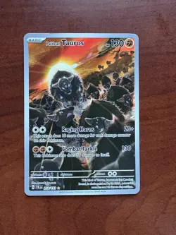 Pokemon, Paldean Tauros 218/193, Sv02: Paldea Evolved, Illustration Rare - Image 1