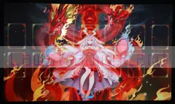 Trading Card Yugioh Kurikara Divincarnate Foil Playmat - Image 1