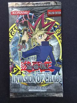 Yugioh Invasion of Chaos IOC Legacy Booster Pack Factory Sealed - Image 1