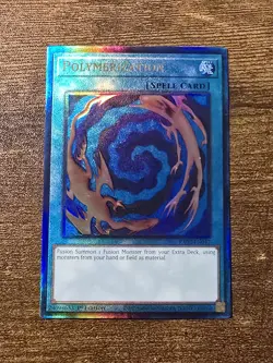 Polymerization 1st Edition Prismatic Ultimate Rare RA02-EN047 Yugioh TCG - Image 1