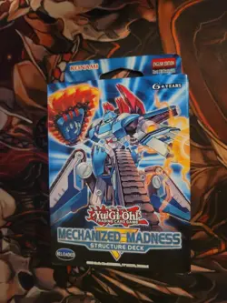 YUGIOH TCG MECHANIZED MADNESS STRUCTURE DECK 1ST EDITION FACTORY SEALED - Image 1